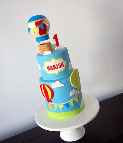Hot air baloon - Cake by Couture cakes by Olga