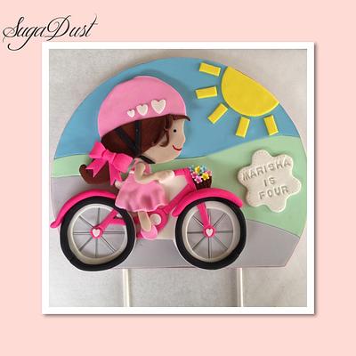 Life is a beautiful bicycle ride! - Cake by Mary @ SugaDust