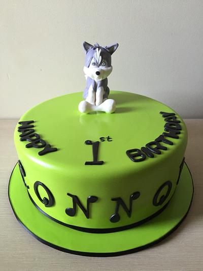 Husky dog cake  - Cake by Rainie's Cakes