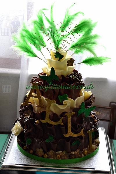 Belgian Chocolate Wrap - Cake by Alli Dockree