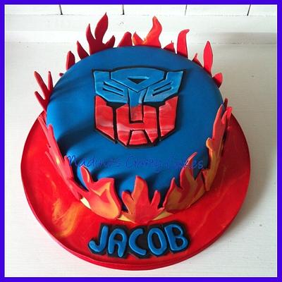 Transformers birthday cake!  - Cake by Nadine Tyrrell
