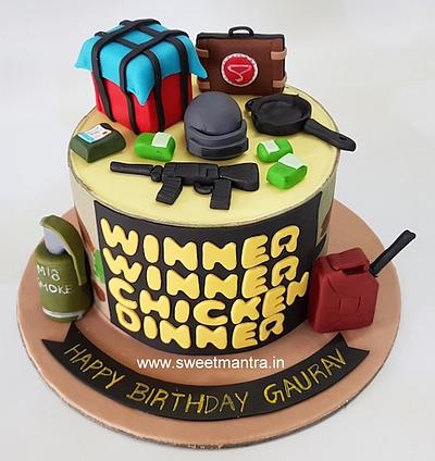 PUBG game cake - Cake by Sweet Mantra Homemade Customized Cakes Pune