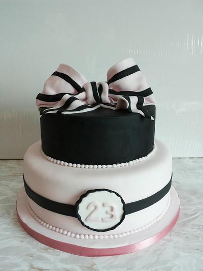 girl cake! - Cake by Simona
