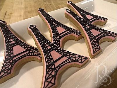 Eiffel Tower Cookies - Cake by Alicia