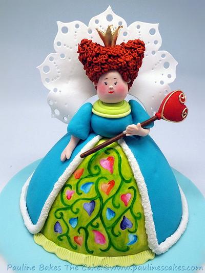 Queen Of Hearts Cake For My Mommy Dearest! - Cake by Pauline Soo (Polly) - Pauline Bakes The Cake!