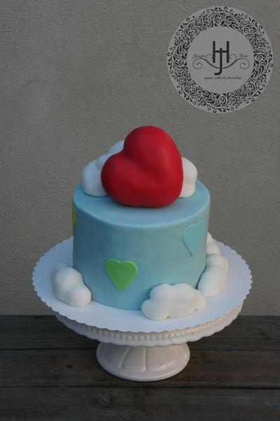Heart cake - Cake by Jennifer Holst • Sugar, Cake & Chocolate •