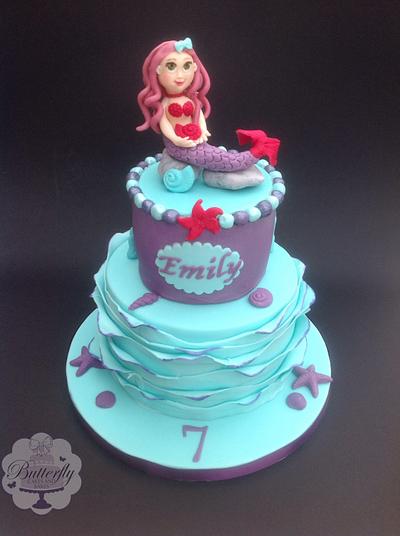 Little Mermaid - Cake by Butterfly Cakes and Bakes