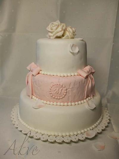 Wedding cake - Cake by akve