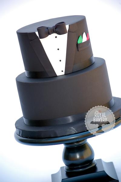 Tuxedo Groom's Cake - Cake by Lesley Wright