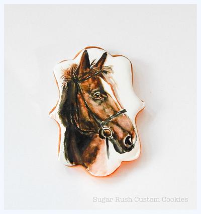 Horse Portrait Cookie - Cake by Kim Coleman (Sugar Rush Custom Cookies)