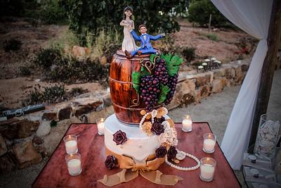 Vineyard Wedding - Cake by FantasticalSweetsbyMIKA