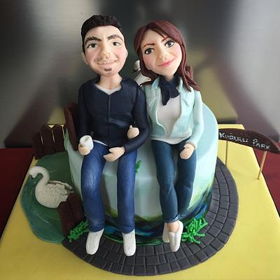 A couple  from Ankara :) - Cake by Pinar Aran