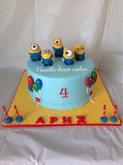 Minion birthday cake - Cake by Vanilla bean cakes Cyprus