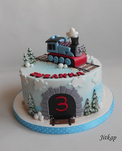 Thomas the train - Cake by Jitkap