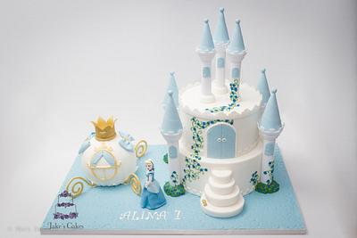 Princess Castle and Carriage Cake - Cake by Jake's Cakes