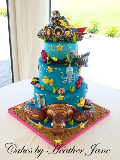 Under the Sea wedding cake - Cake by Cakes By Heather Jane