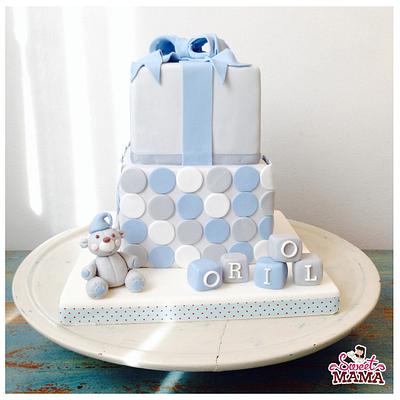 Baby Blocks Baptism Cake - Cake by Soraya Sweetmama