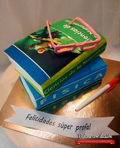 Books cake - Cake by Dulces con ilusion