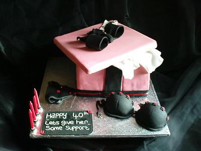 lingerie box cake - Cake by Mandy