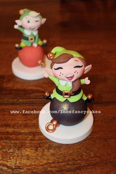 Christmas elf  - Cake by Zoe's Fancy Cakes