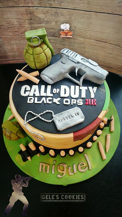 Call of duty cake - Cake by Gele's Cookies