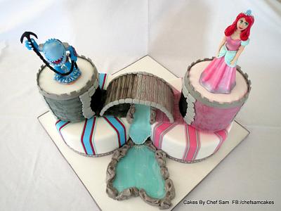 Skylander/ Princess themed party - Cake by chefsam