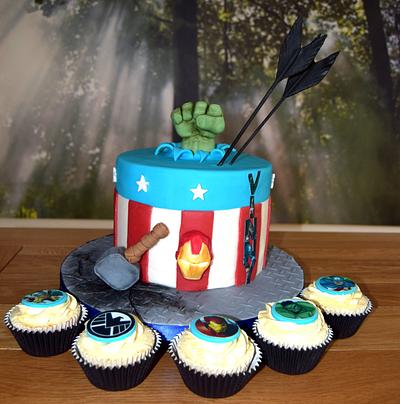 Superhero Cake Online | Superhero Theme Birthday Cake for Kids