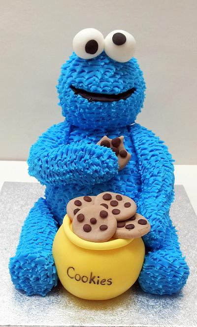 Cookie Monster - Cake by Sarah Poole