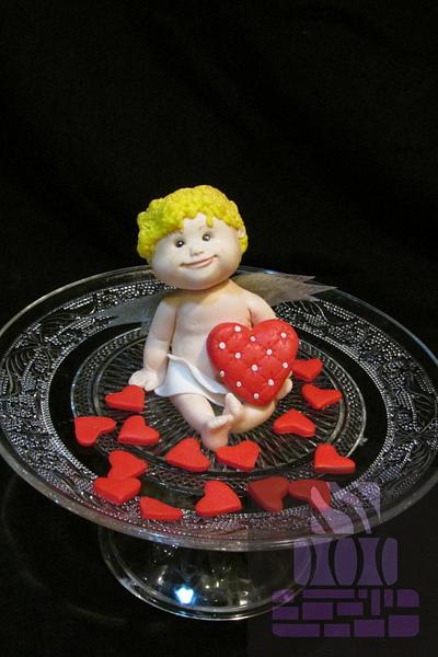 Baby Valentine - Cake by Cristina Arévalo- The Art Cake Experience