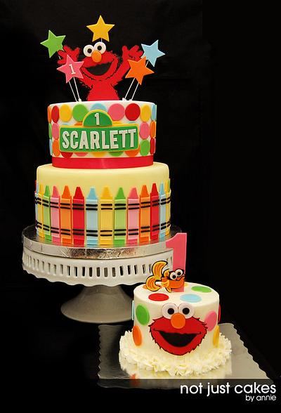 Elmo 1st birthday Cake - Cake by Annie