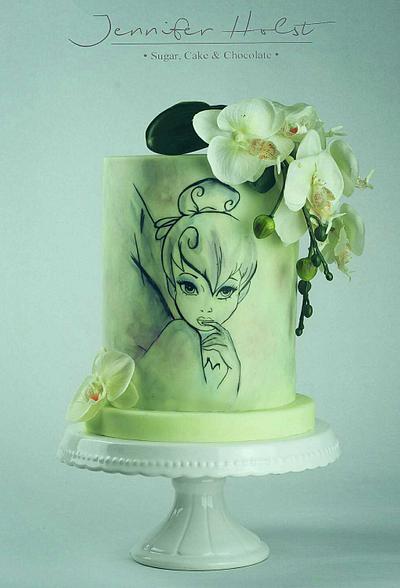 Tinkerbell Birthday Cake  - Cake by Jennifer Holst • Sugar, Cake & Chocolate •