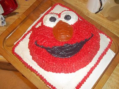 Elmo Cake - Cake by Cindy White