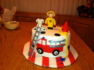 Fireman Birthday Cake - Cake by Maureen