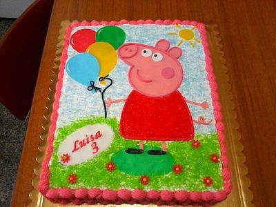 Peppa Pig - Cake by VivianaCatzola