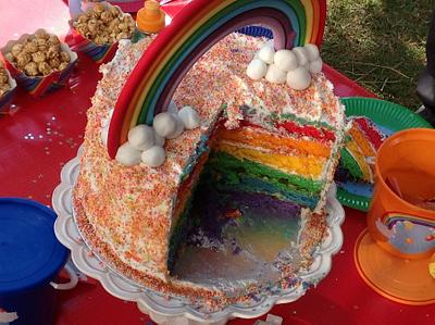 Somewhere over the Rainbow - Cake by beasweet
