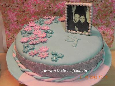 Engagement Cake - Cake by FLOC