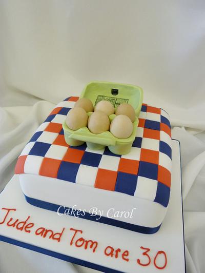 Box of eggs  - Cake by Carol
