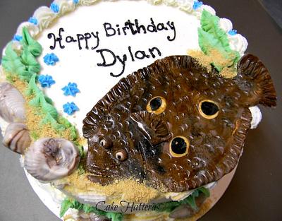 Dylan's Flounder - Cake by Donna Tokazowski- Cake Hatteras, Martinsburg WV