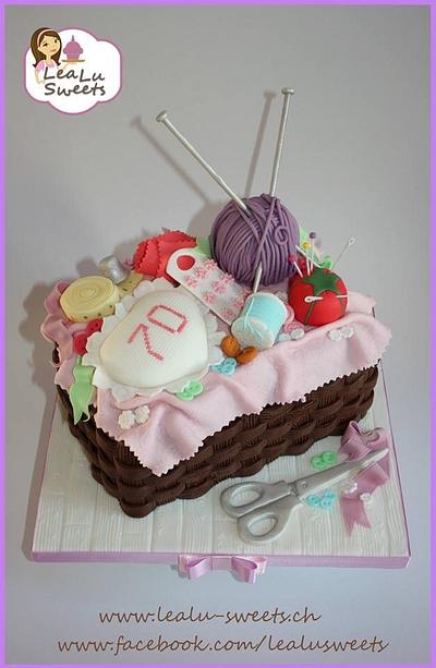 Sewing kit cake  - Cake by Lealu-Sweets