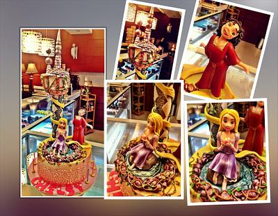 Rapunzel - Tangled Theme - Cake by three lights cakes