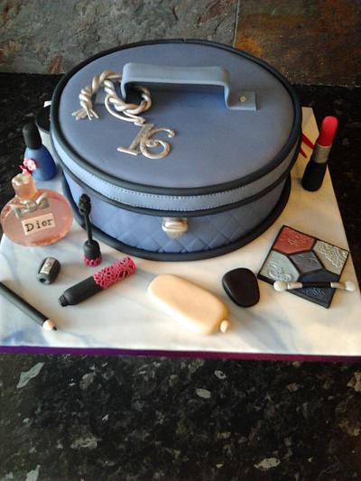 Make up bag cake - Cake by Caked