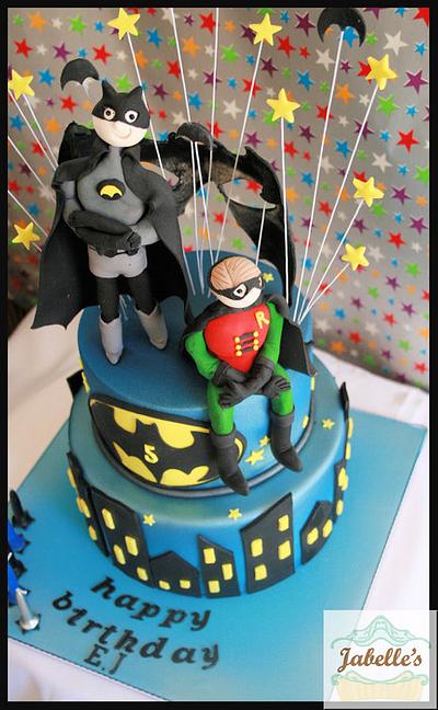 Batman & Robin.... - Cake by Tracy Jabelles Cakes