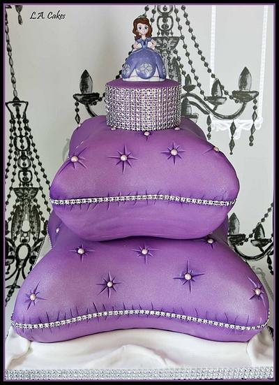 Princess Sofia Pillow Cake - Cake by Laura Young