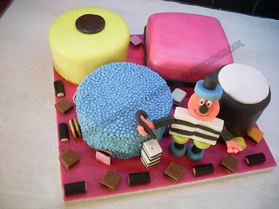 Bertie Bassett Liquorice Allsorts - Cake by Sprinkles Mixing Bowl - Jayne Nixon