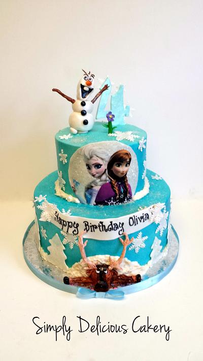 Frozen - Cake by Simply Delicious Cakery