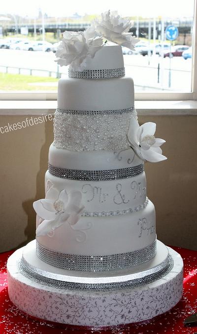 Shevanas Wedding Cake - Cake by cakesofdesire