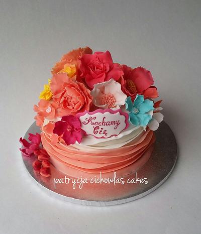 This is for All the Wonderful Women-Women's Day Cake - Cake by Hokus Pokus Cakes- Patrycja Cichowlas