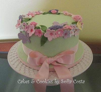 Spring Cake - Cake by Sofia Costa (Cakes & Cookies by Sofia Costa)