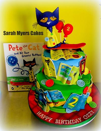Pete The Cat & His Groovy Buttons - Cake by Sarah Myers