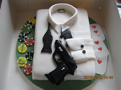 james bond themed cake - Cake by jen lofthouse